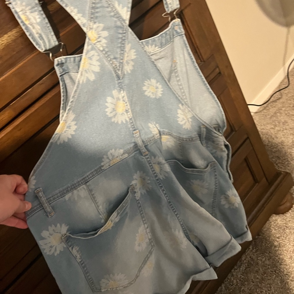 Blue Jean overall shorts